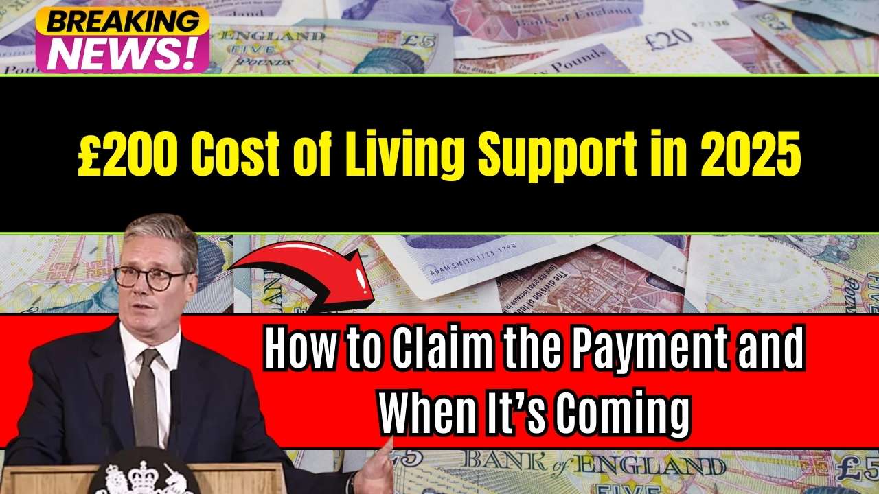 £200 Cost of Living Support in 2025