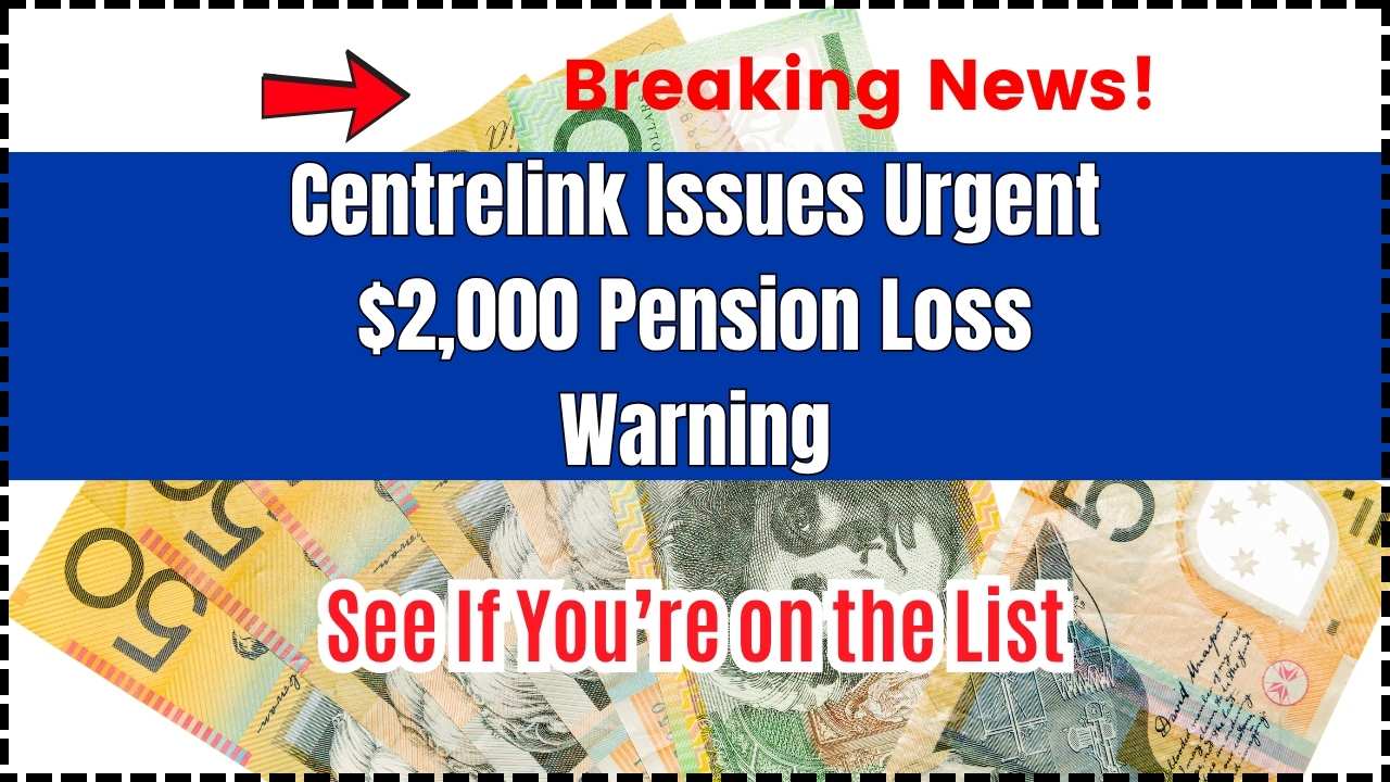 Centrelink Issues Urgent $2,000 Pension Loss Warning