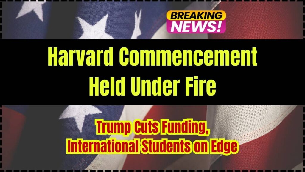Harvard Commencement Held Under Fire: Trump Cuts Funding, International Students on Edge 1 Harvard Commencement Held Under Fire
