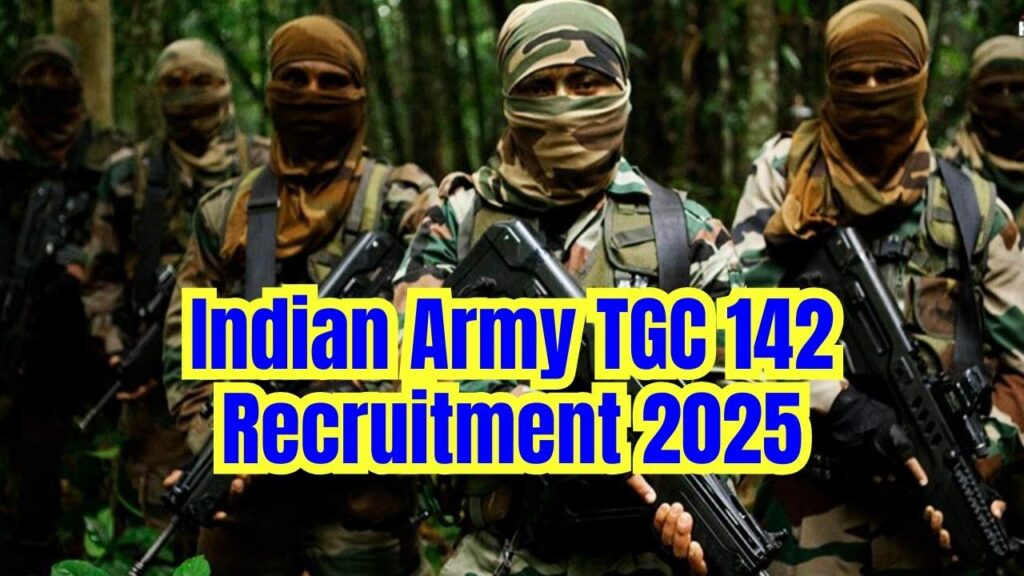 Indian Army TGC 142 Recruitment 2025: Apply Now for January 2026 Technical Graduate Course! 1 Indian Army TGC 142 Recruitment 2025