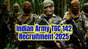 Indian Army TGC 142 Recruitment 2025