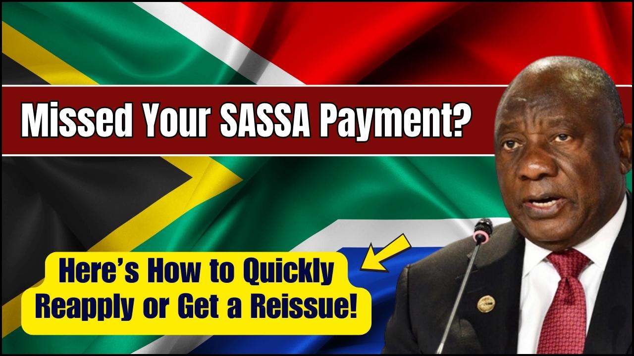Missed Your SASSA Payment