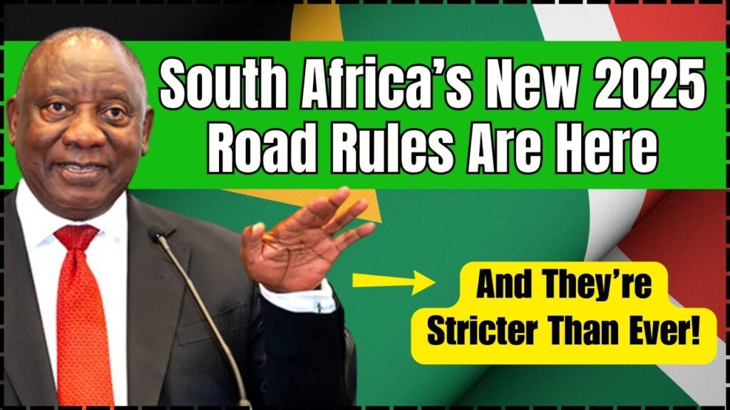 South Africa’s New 2025 Road Rules Are Here – And They’re Stricter Than Ever! 1 New 2025 Road Rules