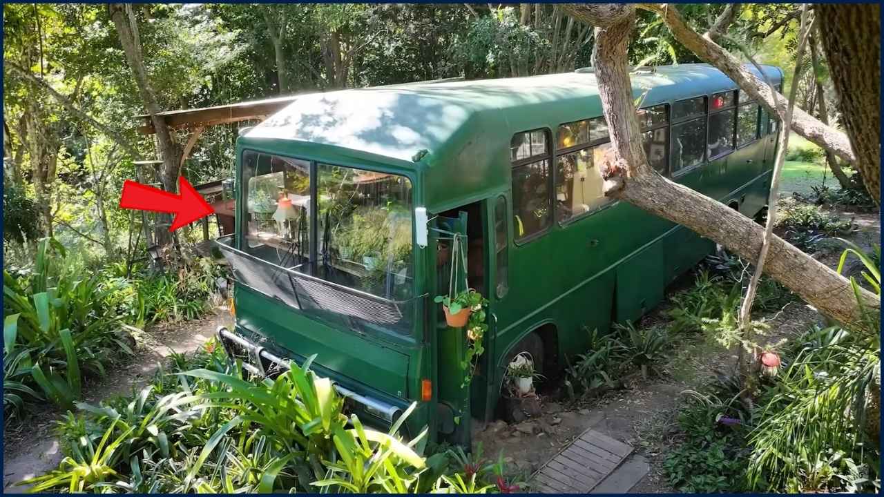 Rusty Old Bus Into a Gorgeous Tiny Home