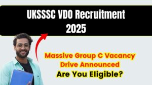 UKSSSC VDO Recruitment 2025