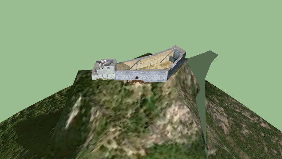 Not Just Legends; This French Royal Castle Holds the Most Terrifying Secrets Ever Uncovered 4 3D mapping of Château de Montségur