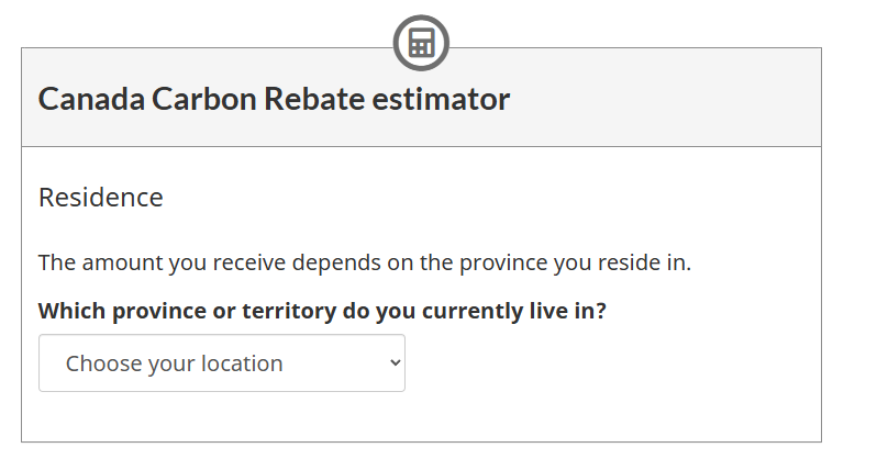 Canada Rolls Out New Carbon Rebate; What Every Household Needs to Know About Payments and Timing 2 CCR Estimator