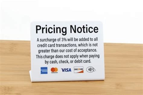 Bad News for Americans: Getting a Gas Pump Charge? Prepare to Pay an Extra $1 on Credit‑Card Fill‑Ups 3 Credit Card Surcharge Signage