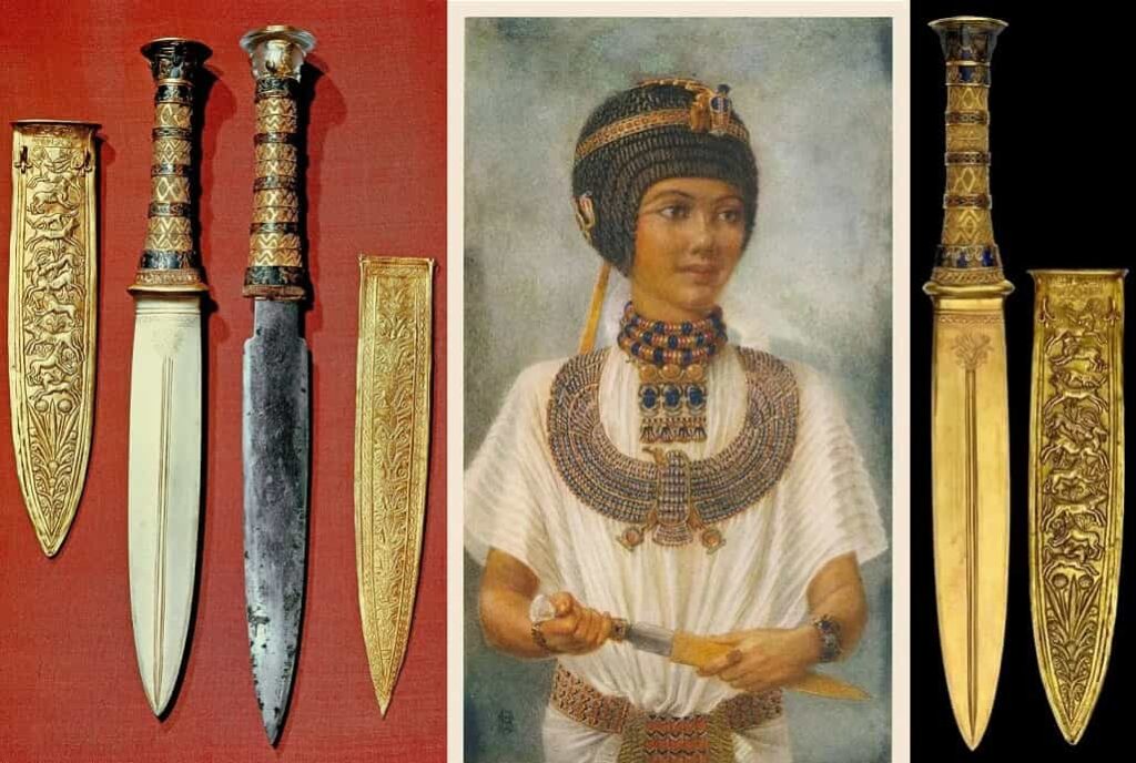 Stunning Discovery: Egyptians Identified Meteorites as Sky Metal Millennia Ago 2 Daggers of Tutankhamun