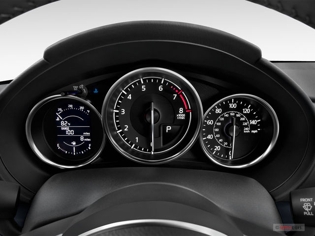 Goodbye to Mazda Worries: 12,000 Vehicles Recalled Worldwide Over Risky Software Glitch 2 Dashboard cluster with lights
