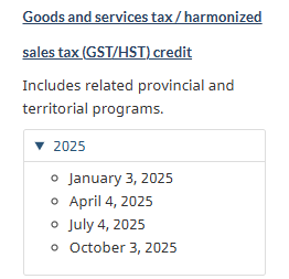 New CRA Benefit Payments Rolling Out in July 2025 — Check If You’re Eligible 3 GST and HST credit