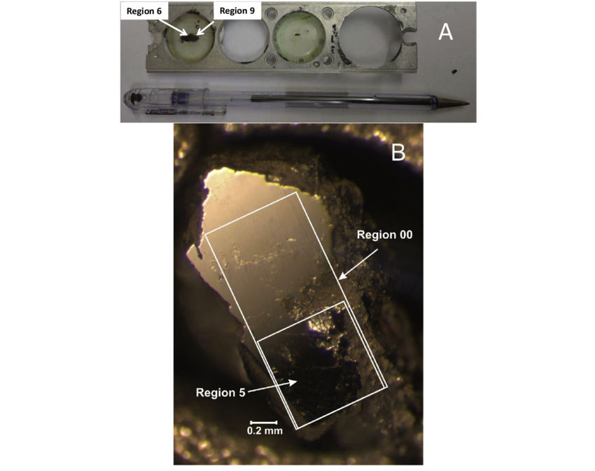 Scientists Stunned: Hypatia Stone Contains Never-Before-Seen Extraterrestrial Compounds 3 Lab Sub-sample Preparation