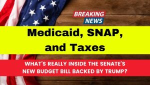 Medicaid, SNAP, and Taxes What’s Really Inside the Senate's New Budget Bill Backed by Trump