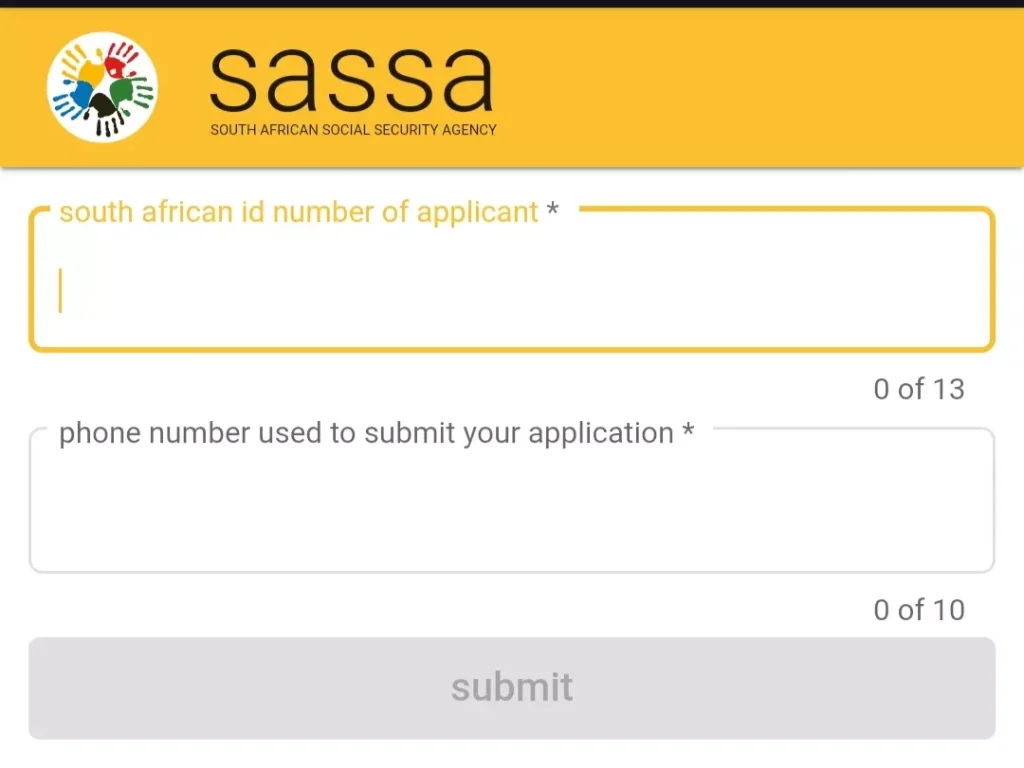 SASSA Login