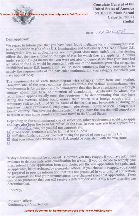 Urgent Warning from CBP: Thousands Risk Losing Their US Visa in 2025—Is This Irregularity in Your Application? 3 Sample Visa Refusal Letter