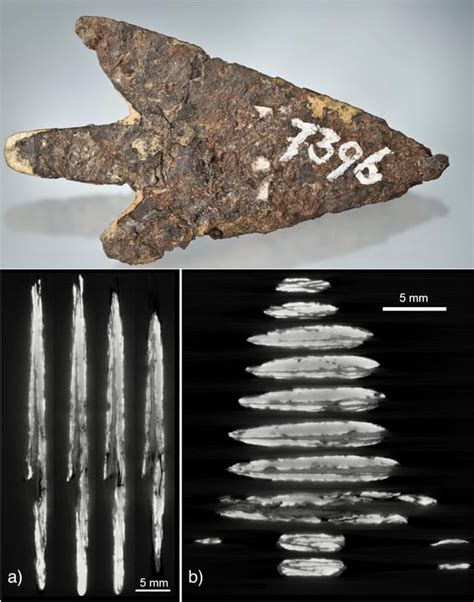 3,000-Year-Old Arrowhead Made of Space Metal Discovered—Its Origin Will Blow Your Mind 4 Scans revealing internal structure and wear patterns