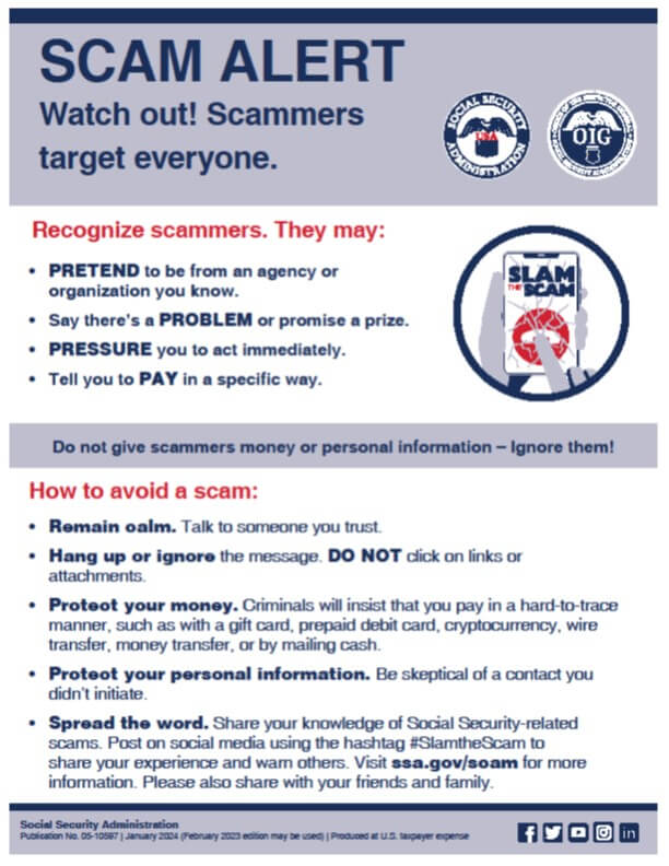 Social Security Scam Alert