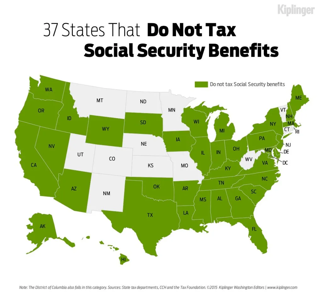 These U.S. States Are Seeing the Most Retirees Lose Their Social Security Checks 4 States That Do Not Tax Social Security Benefits