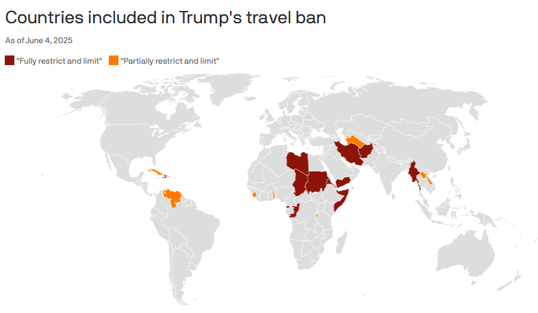 Trump’s Travel Ban Explained: What Happens to Visas Issued Before June 9—and Who’s Exempt 2 Trump’s Travel Ban Image